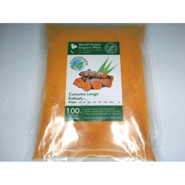 World Herbal Organic Plant Curcuma longa 100 г