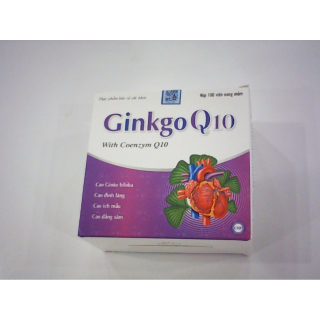 Биологически активная добавка для здоровья: гинкго Q10 с коэнзимом Q10.