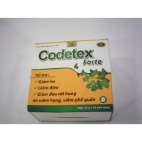 Биологически активная добавка Codetex Forte защищает здоровье, уменьшает кашель, снижает количество мокроты и облегчает боль в горле (упаковка из 10 блистеров по 10 капсул).