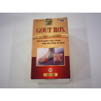 Биологически активная добавка Gout Rox снижает уровень мочевой кислоты и помогает облегчить симптомы отека и боли в суставах, вызванные подагрой. 50 таблеток во флаконе.
