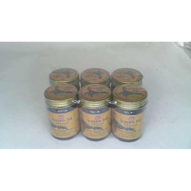 тайский бальзам Black Thai Balm Ban Na, упаковка 6 штук