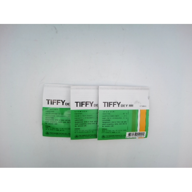 Парацетамол Tiffy для снятия боли и жара, упаковка из 3 штук