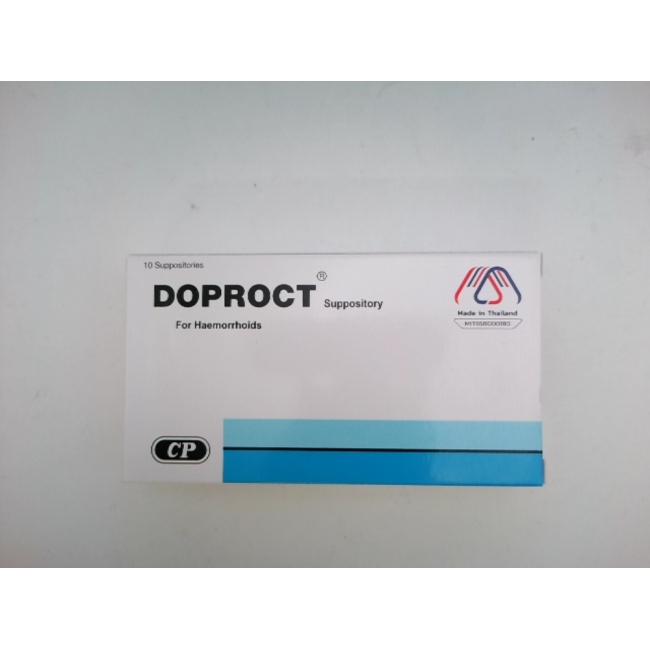 Средство для лечения геморроя, ректальные свечи, Doproc.