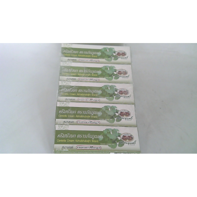 Крем Centella Asiatica, бренд Abhaibhubejhr, упаковка из 5 штук