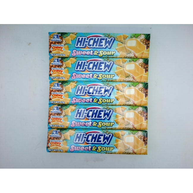 жевательные конфеты со вкусом ананаса упаковка 5 штук HI-CHEW