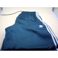 Зеленые расклешенные брюки Adidas