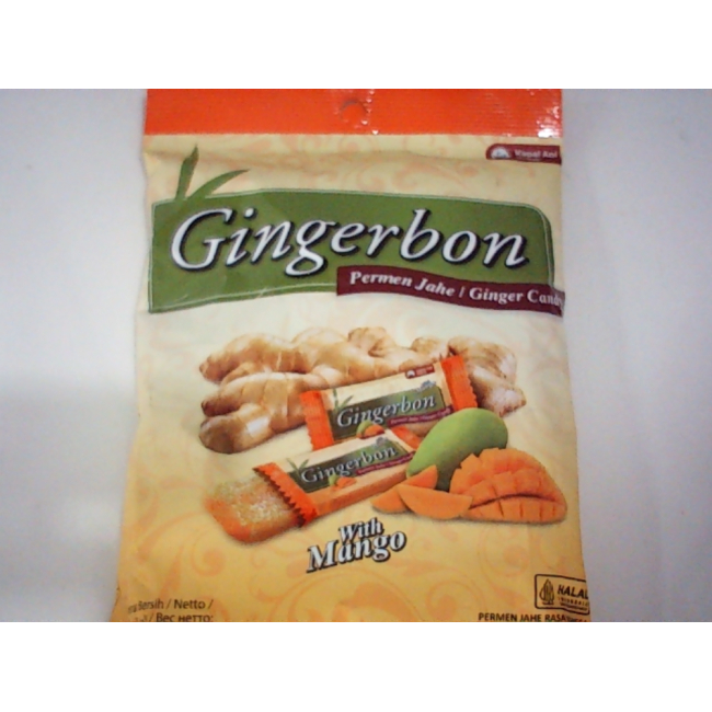 Пакет имбирных леденцов Gingerbon с манго, 125 г.
