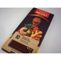 Молочный шоколад Mr.Viet с кешью и имбирем, 80 г (80 г/2,8 унции).