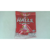 Газированные конфеты Halls Red Lemon Soda со вкусом лимона и личи.