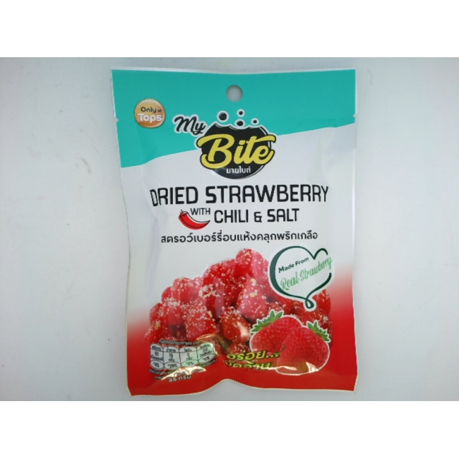 Сушеная клубника марки MyBite.