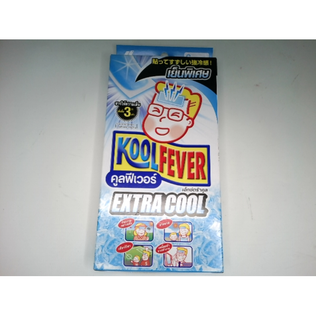 Охлаждающий гелевый пластырь Koolfever для взрослых, формула Extra Cool