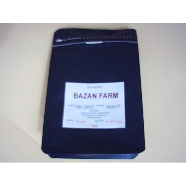 Обжаренный и молотый кофе Bazan Farm из провинции Гиалай, Вьетнам.