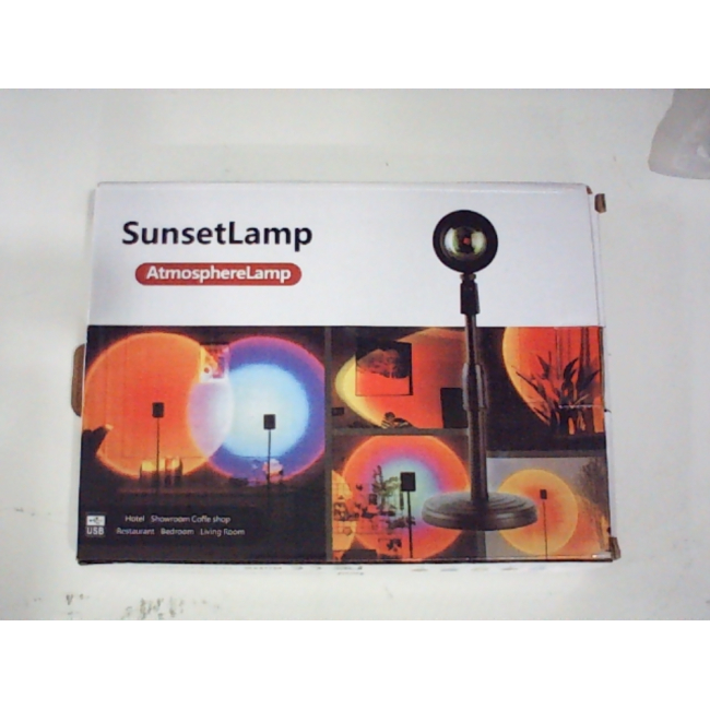 Лампа SunsetLamp AtmosphereLamp с телескопической подставкой и питанием от USB.