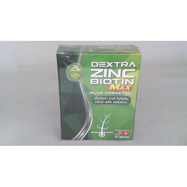 Dextra Zinc Biotin Max Plus — это пищевая добавка.