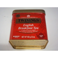 Чай Twinings Of London English Breakfast (крупнолистовой), коробка 100 г