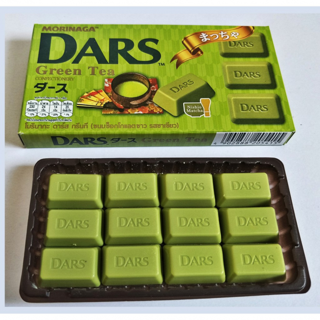 DARS Dar Morinaga Зеленый чай Шоколад Импортный