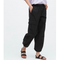 Брюки Женские Легкие Карго Uniqlo (Черные)