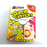Мятные шарики Botan, конфеты со вкусом суперлимона и витамином С (20 упаковок)
