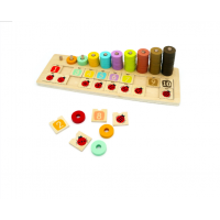 Обучающая детская игрушка из дерева